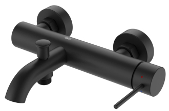 Vanová baterie SAT Aurum bez sprchového setu 150 mm černá matná SATBAUR222C