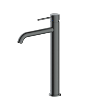 Vysoká umyvadlová baterie SAT Aurum bez výpusti broušený gun metal SATBAUR285BGM