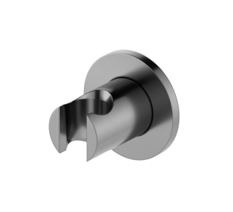 Držák sprchy SAT Aurum pevný broušený gun metal SATBAURDPBGM