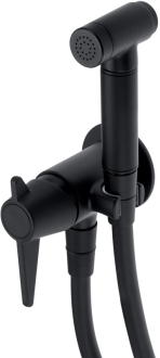 Deante TEMISTO podomítková bidetová baterie s ruční sprškou Bidetta, nero BQT_N34M