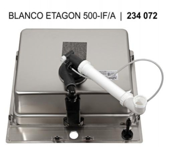 Blanco ETAGON 500-IF/A dřez vestavný/do roviny hedvábný lesk nerez 521 748