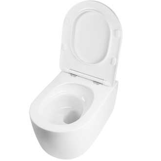REA Eddy Tornado Rimless Flat N závěsné WC  REA-C6560