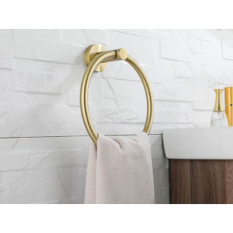 REA Koupelnový věšák MIST 05, broušená zlatá REA-06905