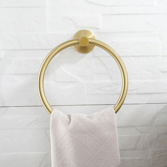 REA Koupelnový věšák MIST 05, broušená zlatá REA-06905