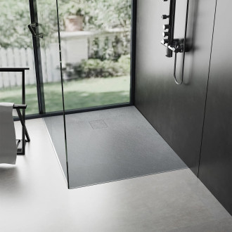 REA Magnum sprchová vanička 90x90 šedá REA-K4106