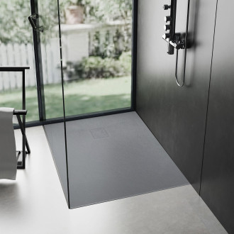 REA Magnum sprchová vanička 120x90 šedá REA-K4108