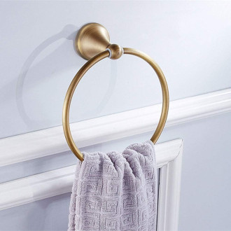 REA Koupelnový věšák, starožitný bronz REA-06923