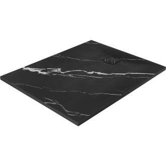 REA Magnum Carrara sprchová vanička 90x120 černá REA-K7009