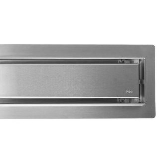 Rea Odtokový žlab REA NEOX PRO, broušený nikl 50 REA-G5806