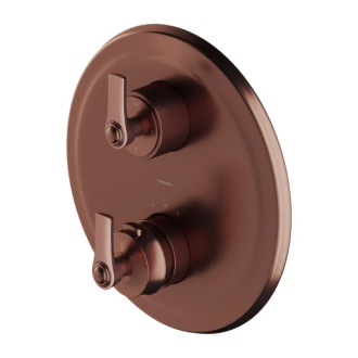 Omnires ARMANCE podomítková vanovo-sprchová baterie s termostatem, kartáč měď AM5238-6ORB