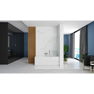 REA Vanová zástěna LAGOS 70 Chrome -W5674 REA-W5674