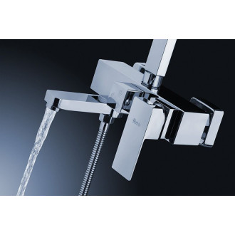 Rea sprchový set s baterií a dešťovou sprchou UltraSlim 20 Navaro REA-P0802