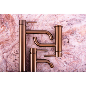 REA Lungo sprchový set s termostatem, kartáčovaná měď -P8807 REA-P8807