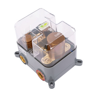 REA Lungo sprchová sada, podomítková, kartáčovaná měď + BOX + termostat REA-P8808