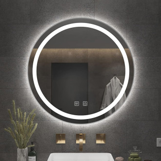 Rea Zrcadlo LED 60cm MMJ BRUSH SILVER HOM-06505