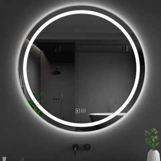 Rea Zrcadlo LED 80cm MMJ BRUSH SILVER HOM-06507