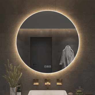 Rea Zrcadlo LED 60cm ROUND BLUETOOTH HOM-06509