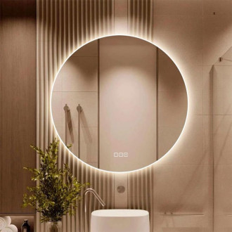 Zrcadlo LED 80cm ROUND BLUETOOTH