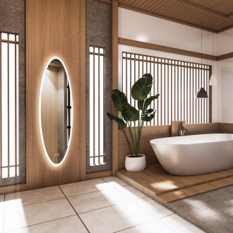 REA Zrcadlo LED 50x120cm WWA HOM-06502 HOM-06502