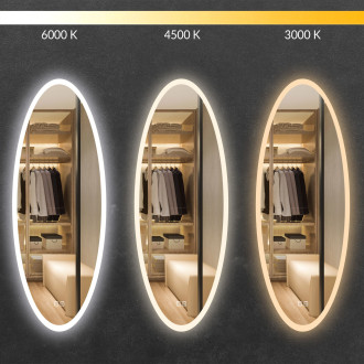 REA Zrcadlo LED 50x120cm WWA HOM-06502 HOM-06502