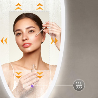 REA Zrcadlo LED 50x120cm WWA HOM-06502 HOM-06502