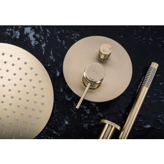 Podomítková sprchová sada Rea Lungo Grip Gold Brush  + BOX