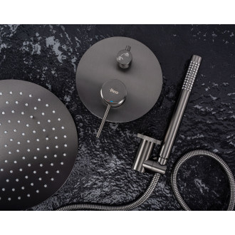 REA Lungo Grip podomítková sprchová sada, šedá + BOX -P8958 REA-P8958