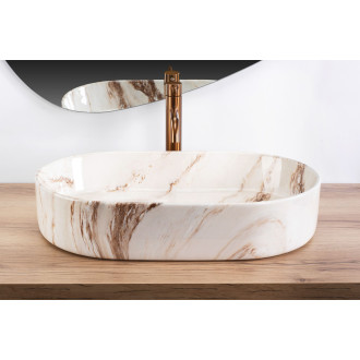 Rea Umyvadlo na desku REA Nadia 60 Marrone REA-U9239