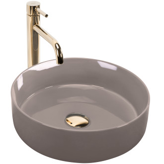 REA Sami umyvadlo na desku, beige shiny  REA-U6382