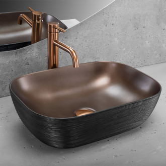 Rea Umyvadlo na desku Rea Belinda COPPER BRUSH REA-U6384