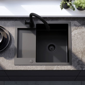 Rea Ocelový dřez Paul Black KPL-90611