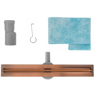 Rea Odtokový žlab REA Neox Slim pro Brushed Copper 60 REA-G4805