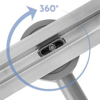 REA Odtokový žlab Neox Slim Pro 70n kartáčovaný nikl REA-G4810