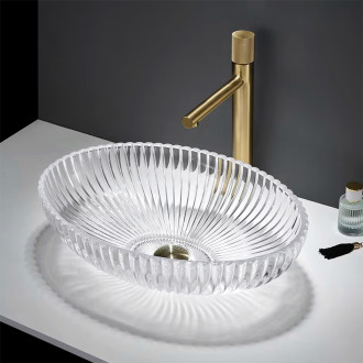 Rea Umyvadlo na desku REA Nicole Transparent REA-U4701
