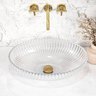 Rea Umyvadlo na desku REA Nicole Transparent REA-U4701