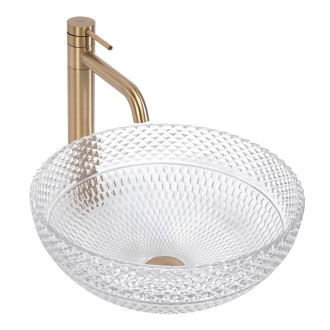 REA Sue umyvadlo na desku, transparent  REA-U4702