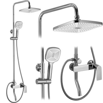 REA Storm sprchový set, chrom  REA-P4881