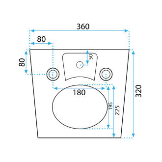 Rea závěsný bidet Carlo Mini REA-C2276