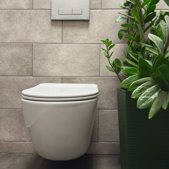Rea Závěsné WC Carlo Mini Tornado Duroplast/Slim/ZM REA-C1259