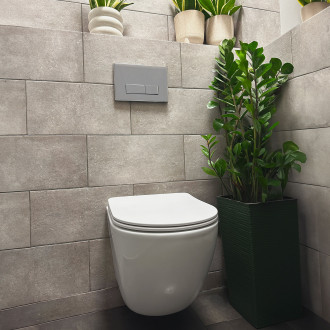 Rea Závěsné WC Carlo Mini Tornado Duroplast/Slim/ZM REA-C1259