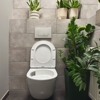 Rea Závěsné WC Carlo Mini Tornado Duroplast/Slim/ZM REA-C1259