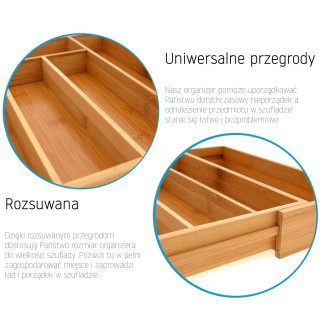 Rea Výsuvný organizér zásuvek HOM-00001