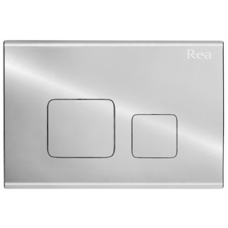 Rea Podomítkový modul pro WC závěsné mísy s tlačítkem F Chrome KPL-90010
