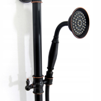 Rea Sprchový set s baterií Retro Old Black REA-P2366
