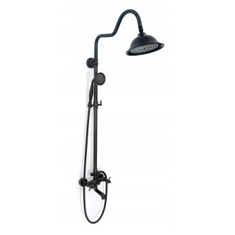 Rea Sprchový set s baterií Retro Old Black REA-P2366