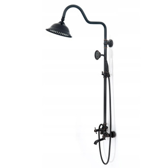Rea Sprchový set s baterií Retro Old Black REA-P2366