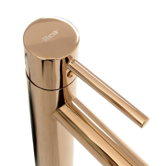 Rea Baterie umyvadlová vysoká Tess Rose Gold REA-B8804