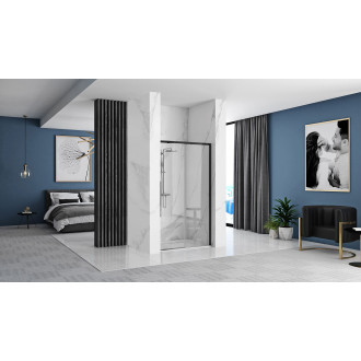 Rea Průhledné sprchové dveře 1200x1950 Solar Black REA-K6312