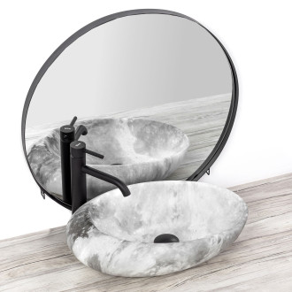 REA Umyvadlo na desku Roxy C Stone L.Grey REA-U6651