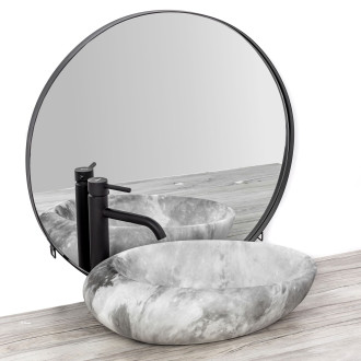REA Umyvadlo na desku Roxy C Stone L.Grey REA-U6651